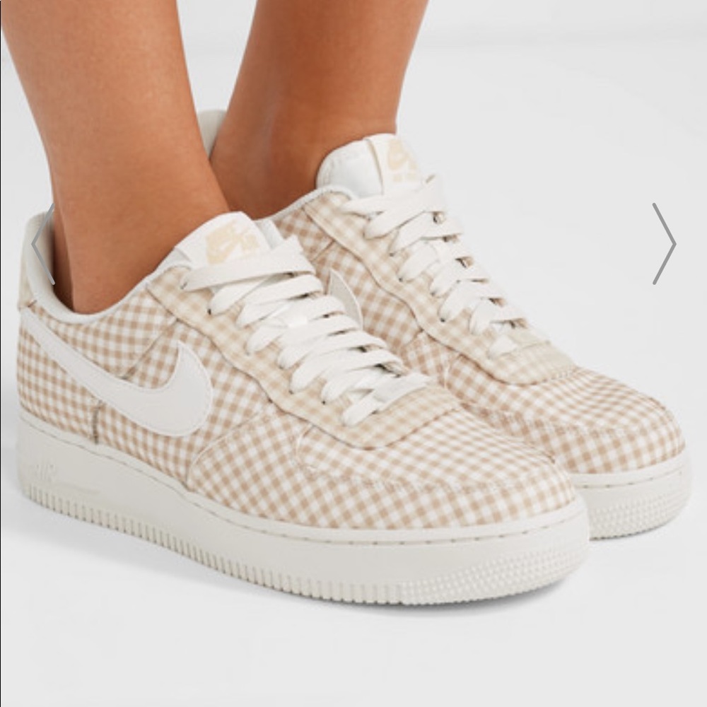 Nike Air Force Ones women’s checkered